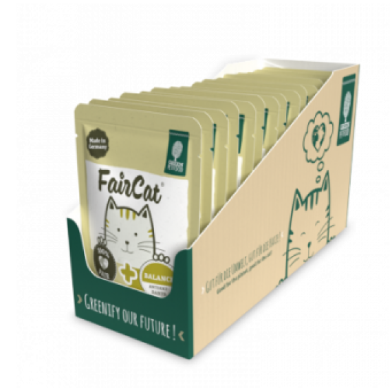 GREEN PETFOOD 德國低敏無榖物 主食濕包 85G FAIRCAT BALANCE 抗氧化 / 護心