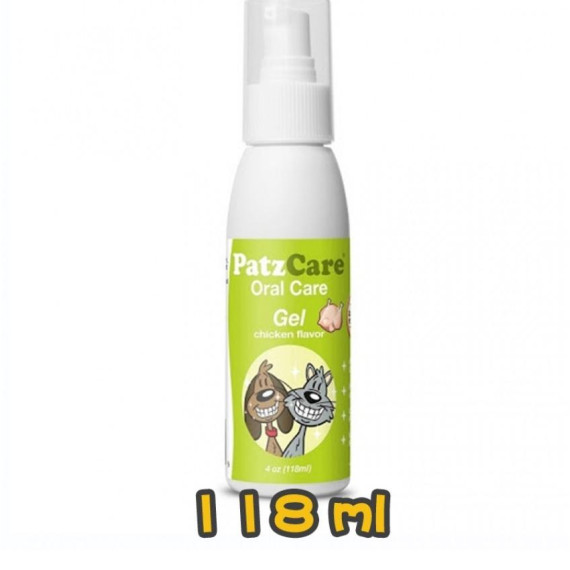 PatzCare Oral Care 消炎除牙石潔齒啫喱 鮮雞肉味(綠茶添加) 118ml #00073