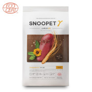 SNOOPET γ – 鮮鴨肉、紅參、蔬菜 天然有機乾狗糧 (低油健美有機配方) 1kg (橙字) [SP0332/0136]