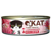 O'kat 美喵人生 [OK62] 無膠主食罐 鮪魚佐蔓越莓 80g