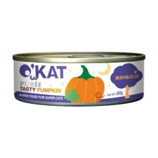 O'KAT美喵人生 [OK15] - 美妙肉泥罐 南瓜泥 貓罐頭 80g (深紫)