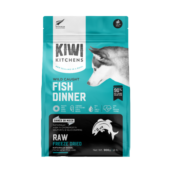 Kiwi Kitchens - 凍乾全犬糧 – 深海鮮魚  425g (藍)