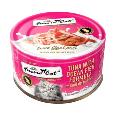 Fussie Cat Tuna with Ocean Fish 極品吞拿魚 + 海魚山羊奶湯汁主食罐 70g [FUM-BLC]