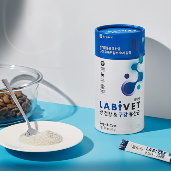 Labivet [LV03] 寵物食用益生菌 [腸道+口腔] (2g x 30包) | 藍色