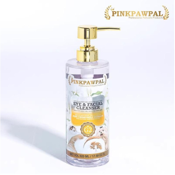 Pinkpawpal 貓狗通用寵物專用潔淨淚痕液/抹眼水液 520ml [G2]