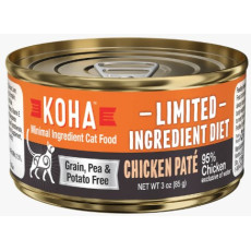 KOHA Limited Ingreduebt Diet 低敏貓罐系列  - 單一蛋白雞肉主食貓罐 3oz [KC3CH]