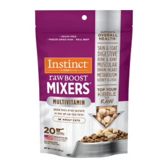 Nature's Variety Instinct 本能 - 凍乾生肉伴糧(Mixers)系列 貓用 *多種維他命 (Multivitamin)*配方 5.5oz [600671]