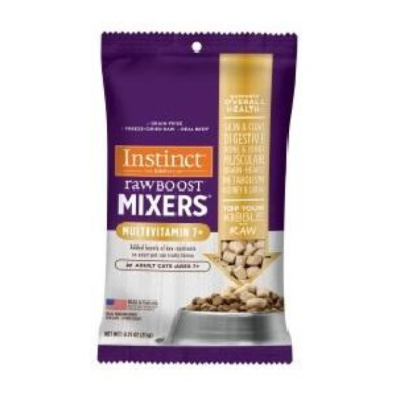 Nature's Variety Instinct 本能 - 凍乾生肉伴糧(Mixers)系列  樂齡貓用 *多種維他命 (Multivitamin)*配方 0.75oz [600718]