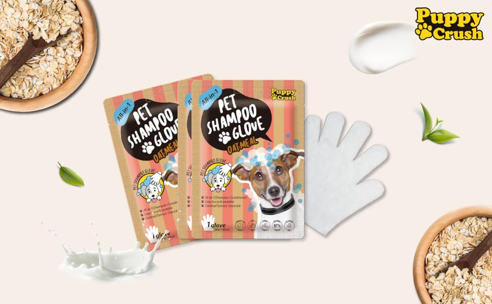 Pet Shampoo Glove